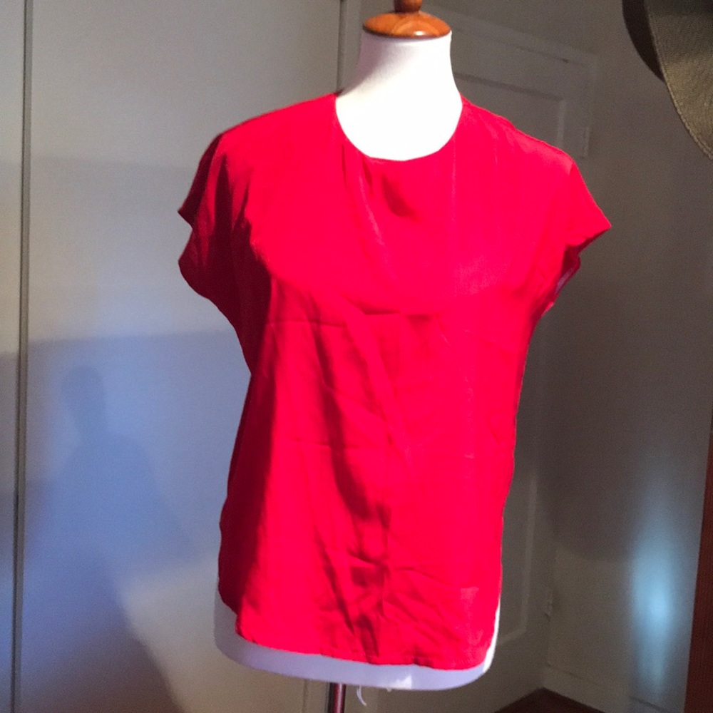 Red blouse